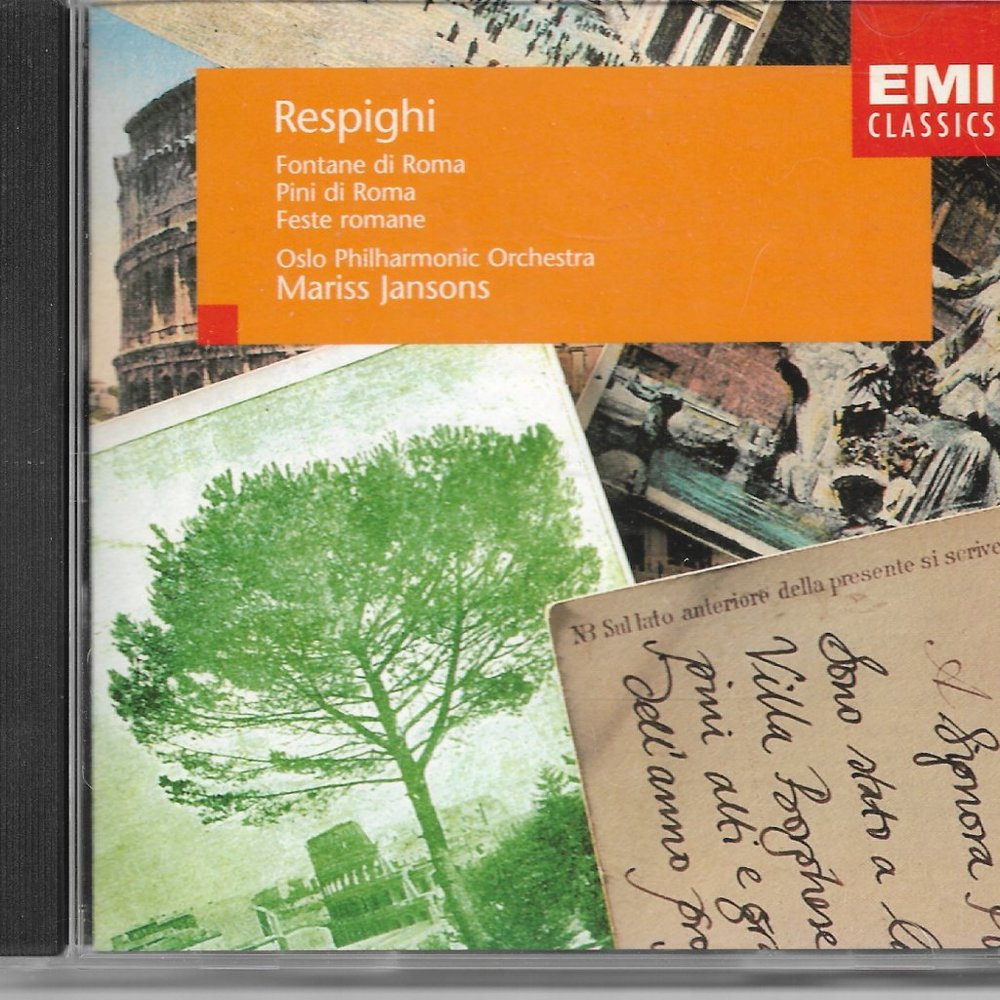 Pines/Fountains/Roman Fest by O. Respighi (CD, 1997) Mariss Jansons Oslo Phil